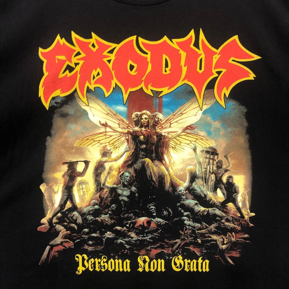 Exodus Thrash Metal Gore Band Persona Non Grata Tour T-shirt 3X Tee PP